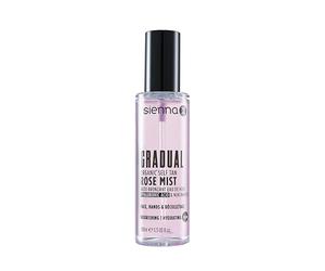Sienna X Gradual Organic Self Tan Rose Mist Hyaluronic Acid & Niacinamide Facial Tanner