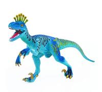 SIENON Blue Eoraptor Dinosaur Figurine Toys 18CM for Kids Cake Decorations | Realistic Plastic Raptor Tracker Dino Figure with Movable Jaw Front Arms for Boy Christmas Birthday Party Favors Collection