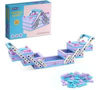 SIENON Building Block Dots Jewelry Box Toy, DIY Storage Organizer for Kids