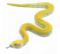 SIENON Realistic Fake Snakes - Soft Rubber Snake Figures, Garden Snake Scare Birds & Squirrels, Python Action Model Snake Toy Figurines, Stress Relief Toys, Halloween Prank Props