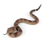 SIENON Realistic Fake Snakes Toy Soft Rubber Snake Figure Garden Scare Birds and Squirrels, Rattlesnake Figurines Stress Relief Gag Toys Halloween Decoration Party Favors Prank Props (SUK051)