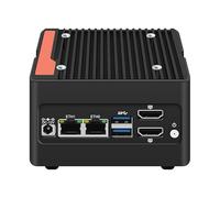 SIENSNET N355 Mini PC 4-Bay NAS Server Pocket Host X86 P6 Lake-N355(Upgraded intelN305) 4M.2 NVMe Expansion Slots, DDR5 4800MHz, Dual 2.5G Network Cards (NO RAM NO SSD)