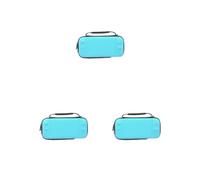 Siepificius 3 set Oled Case Protective Cover with Zipper Hard Shell Carrying Handbag Falling-proof Storage Bag High Strength Game Accessories Blue