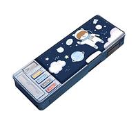 Siepificius Cute Pencil Box Pencil Case for Student Gift School Supplies Middle School Astronaut 2 Layer