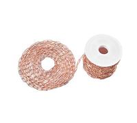 Siepificius Paperclip Chains Link 10M Roll for Jewelry Making Necklace Rose Gold