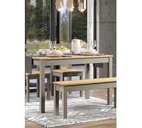 Sierra 120cm Rectangular Dining Table Grey