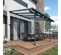 Palram 3x9.15m Sierra Veranda Patio Cover (Grey)