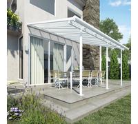 Sierra 3m Width White Patio Cover