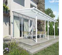 Palram - Canopia Sierra 3 x 5.46m Patio Cover - White Clear