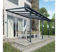 Palram - Canopia Canopia by Palram Sierra Patio Cover 3m x 4.25m - Grey Clear, Grey