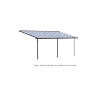 Palram - Canopia Sierra Patio Cover - 3m x 7.3m - Grey