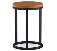 Sierra Acacia Circular Nest Of 2 Tables Rest Relax Brown One Size
