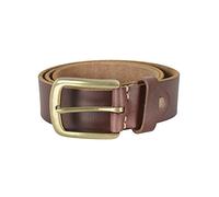 Sierra Azure Hunter Mens Belt 100% Cow Leather Metal Buckle 36" Waist - Brown