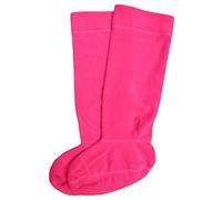 Sierra Azure Ladies Fleece Welly Liner Socks Wellies Boots Durable Warm - Raspberry UK 3-4