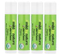 Sierra Bees™, Organic Lip Balms, Mint Burst, 4 Pack, 0.15 oz (4.25 g) Each, Mild By Nature