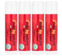 Sierra Bees™, Organic Lip Balms, Pomegranate, 4 Pack, 0.15 oz (4.25g) Each, Mild By Nature