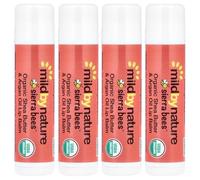 Sierra Bees™, Organic Lip Balms, Shea Butter & Argan Oil, 4 Pack, 0.15 oz (4.25 g) Each, Mild By Nature