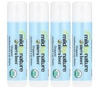 Sierra Bees™, Organic Lip Balms, Unflavored, 4 Pack, 0.15 oz (4.25 g) Each, Mild By Nature