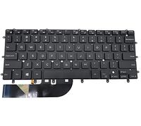 Sierra Blackmon for Dell XPS 13 9343 9350 9360 / Inspiron 13 7347 7348 7352 / Inspiron 15 7547 7548 Series Black Frameless, with Backlight, NSK-LS0BN 9Z.P6N81.D0A US Layout Notebook Keyboard