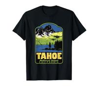 Sierra Buttes Tahoe National Forest California Retro Hiking Value Graphic T-Shirt