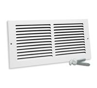 Sierra Grates 14 x 8 Inch Return Air Vent Cover, Solid Steel HVAC Grille for Wall or Ceiling, White Duct Opening, Durable Return Air Vent Cover, Airflow Ventilation Grille for Home or Office