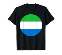 Sierra Leone Flag Circle T-Shirt
