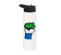 Sierra Leone Flag Handfist Power Sierra Leonean Roots Stainless Steel Insulated Water Bottle