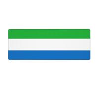Sierra Leone Flag Large Mouse Pad, Extended Gaming Mousepad,Non-Slip Rubber Base Keyboard Mat31.5x11.8 Inch,XLfor Office Home