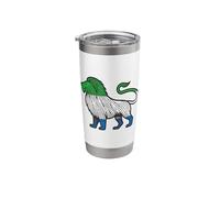 Sierra Leone Flag Lion Stainless Steel Insulated Tumbler