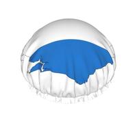 Sierra Leone Flag Map Print Shower Essentials Bonnet For Women, Large Washable Elastic Band Bath Hair Wrap Shower Cap