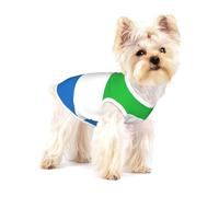 Sierra Leone Flag Print Lightweight Tank Top for Dogs Dog Shirts for Small Dogs Stretchy T Shirts Sleeveless Vest
