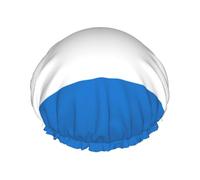 Sierra Leone Flag Print Shower Essentials Bonnet For Women, Large Washable Elastic Band Bath Hair Wrap Shower Cap