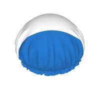 Sierra Leone flag Print Soft Shower Cap for Women Men Reusable hat Lightweight hat and Bath Hair Cap