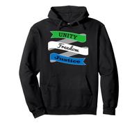 Sierra Leone Flag Unity Freedom Justice Pullover Hoodie