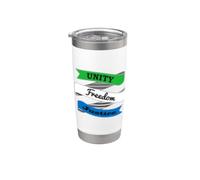 Sierra Leone Flag Unity Freedom Justice Stainless Steel Insulated Tumbler