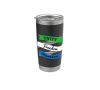 Sierra Leone Flag Unity Freedom Justice Stainless Steel Insulated Tumbler