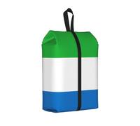 Sierra Leone Flag Water Resistant Travel Shoe Bag with Handle for Suitcase Sneakers Boots Gym 1 PC