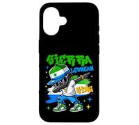 Sierra Leonean King dabbing Sierra Leone Flag Pride for Kids Case for iPhone 16