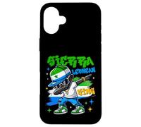 Sierra Leonean King dabbing Sierra Leone Flag Pride for Kids Case for iPhone 16 Plus