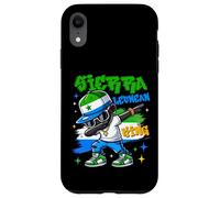 Sierra Leonean King dabbing Sierra Leone Flag Pride for Kids Case for iPhone XR