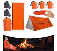 Sierra Madre Emergency Sleeping Bag, Sierra Madre Sleeping Bag, Sierra Madre Emergency Sleeping Bags For Survival, 84"X36", Sierramadre Emergency Sleeping Bag For Camping, Hiking, Outdoor (3Pcs)