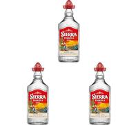 Sierra Tequila, Blanco Tequila | 50 cl | 35% ABV | Fresh Agave & Pepper With Citrus Notes | Ideal As A Shot With Lemon Juice & Salt Or In A Margarita (Pack of 3)
