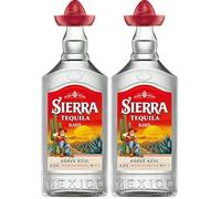 Sierra Tequila, Blanco Tequila | 70 cl | 35% ABV | Fresh Agave & Pepper With Citrus Notes | Ideal As A Shot With Lemon Juice & Salt Or In A Margarita (Pack of 2)