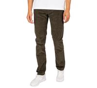 Sierra Thin Corduroy Trousers Green Olive 40W x 32L