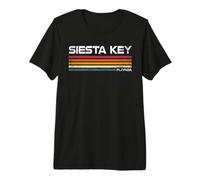 Siesta Key Florida Retro Design Siesta Key Sarasota FL Premium T-Shirt