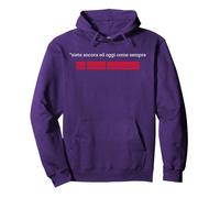 Siete Ancora e Oggi Come Sempre dei Poveri comunisti Pullover Hoodie, Adult Unisex, Purple, Large