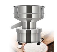 Sieve Fine Mesh Stainless Steel-Electric Powder Vibrating Sieve -Industrial Electric Vibrating Sieve - 50W,300MM Screen,304 Stainless Steel,For Flour/Powder 10CM-60mesh