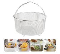 sieve， Flour Sifter Multifunctional Frying Basket Kitchen Stainless Steel Noodle Vegetable Draining Mesh Colander