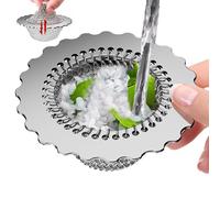 Sieve for the drain of the kitchen sink, reversible chain net strainer, clog-free catcher for food residues, for collecting sink waste, for the disposal of household waste and