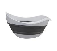 Sieve for the kitchen, foldable large insert and storage container, rinse strainer for pasta, for washing, draining for worktop, restaurant, camping